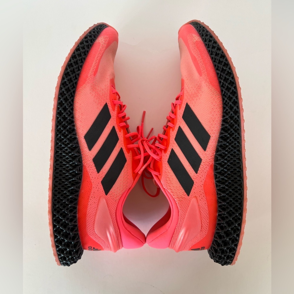 Adidas Men's 4D RUN 1.0 Lightweight Running Sneakers in ‘SIGNAL PINK’, size 11.5 - Picture 6 of 14